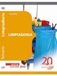 Limpiador/a. Temario, de Sin datos | portada del libro