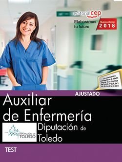 Auxiliar de Enfermería. Diputación de Toledo. Test, de AA.VV. | portada del libro