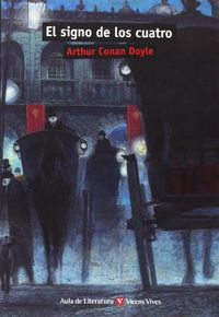 El Signo De Los Cuatro (aula De Literatura), de Conan Doyle | portada del libro