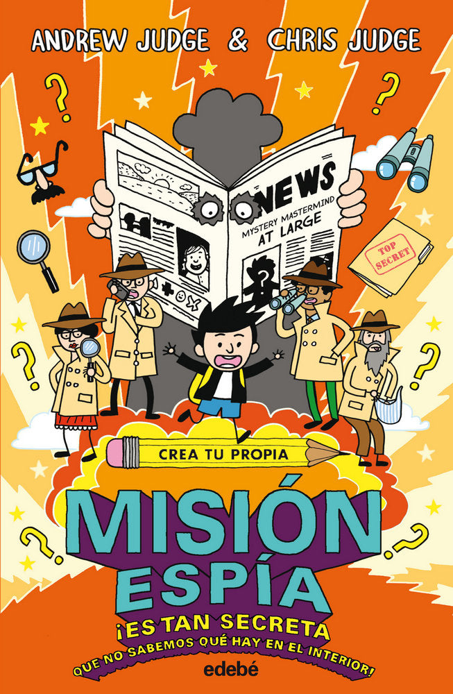 Crea tu propia misión espía, de Judge, Andrew | portada del libro