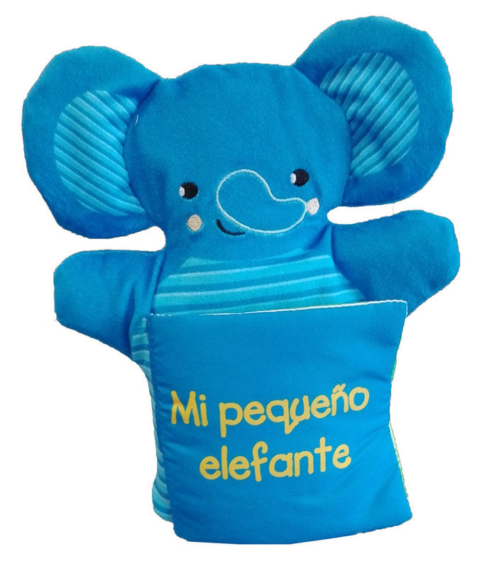 Libro marioneta: mi pequeño elefante, de Ferni, Francesca | portada del libro