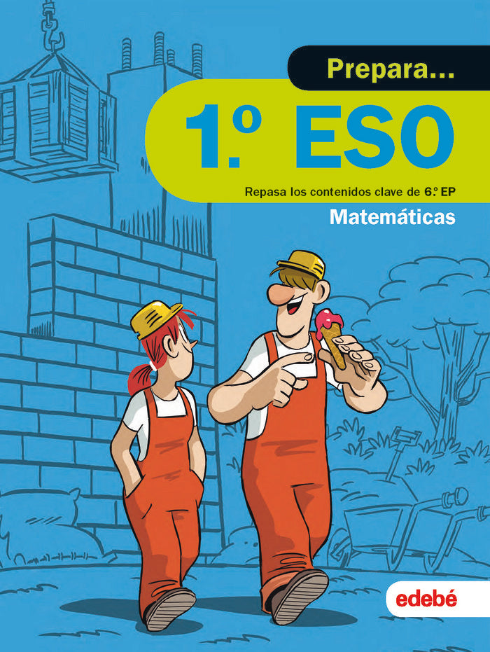 PREPARA MATEMÁTICAS 1.º ESO, de Edebé, Obra Colectiva | portada del libro