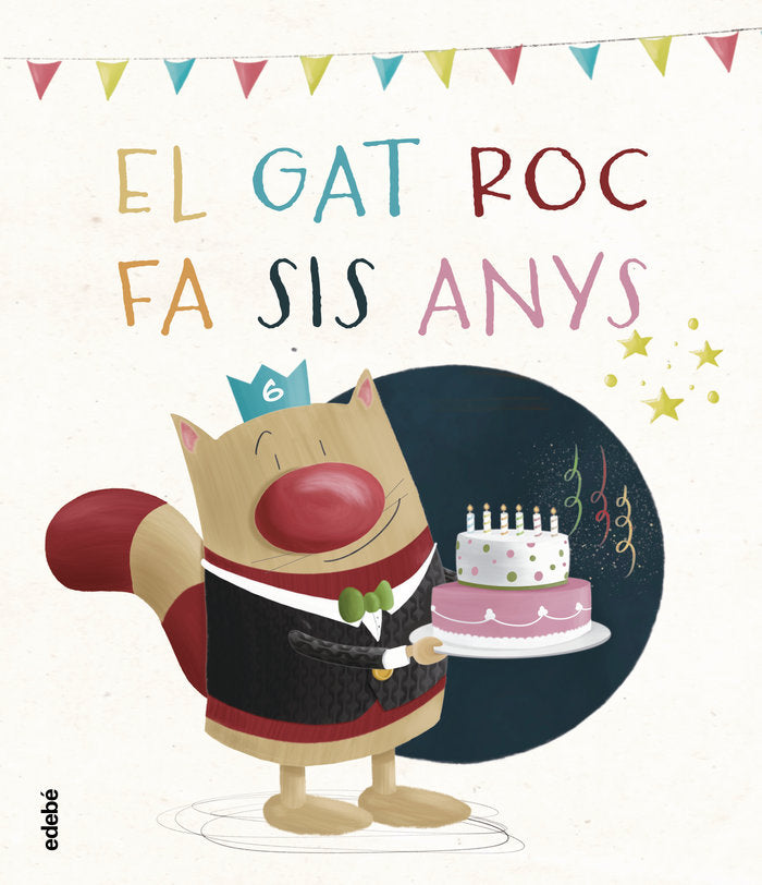 EL GAT ROC FA SIS ANYS, de JORDI CERVERA | portada del libro