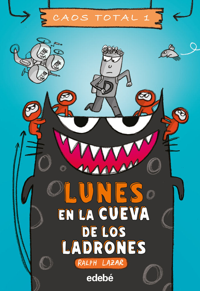 Lunes: en la cueva de los ladrones, de LISA SWERLING | portada del libro