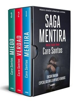 ESTUCHE SAGA MENTIRA, de CARE SANTOS | portada del libro
