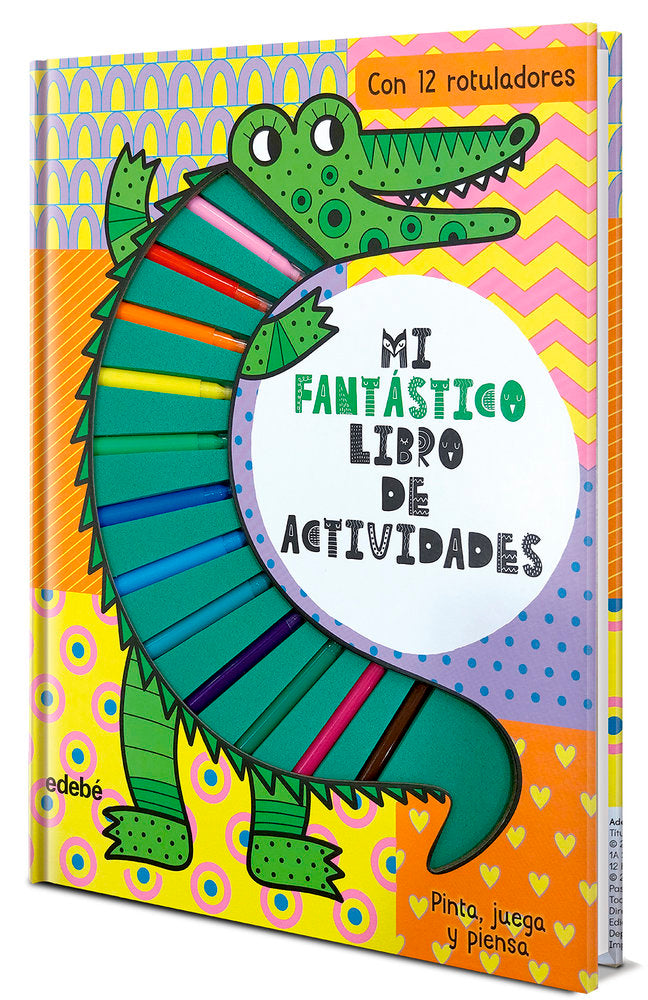 MI FANTASTICO LIBRO DE ACTIVIDADES. COCODRILO, de AUSTIN, LUCILE | portada del libro