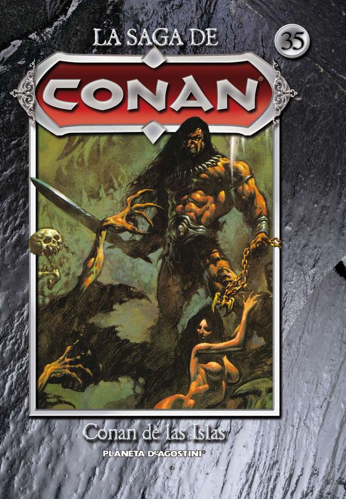 LA SAGA DE CONAN Nº35/35, de J. BUSCEMA#R. THOMAS | portada del libro