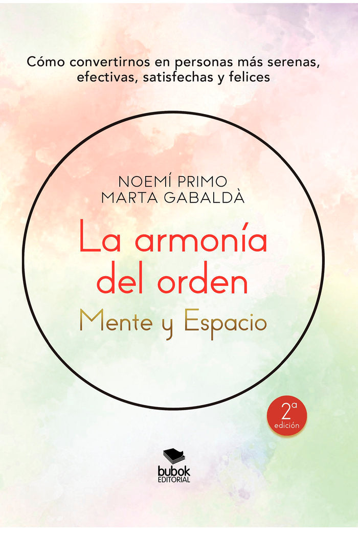 La armonía del orden: mente y espacio, de Gabaldá, Marta | portada del libro