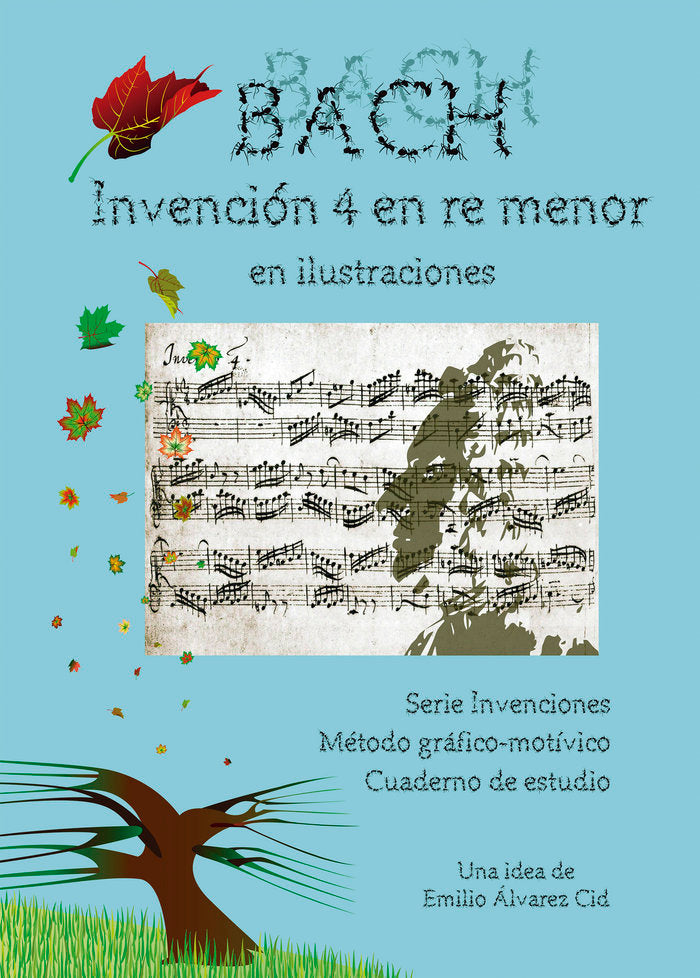 Bach - Invención 4 en re menor en Ilustraciones, de Álvarez Cid, Emilio | portada del libro
