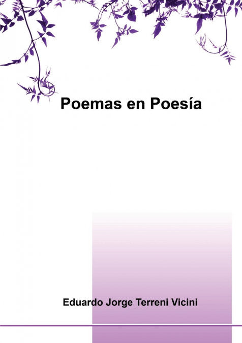 Poemas en Poesía, de Jorge Terreni Vicini, Eduardo | portada del libro
