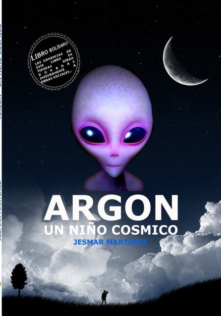 Argón un niño cósmico, de Jésmar Martínez | portada del libro