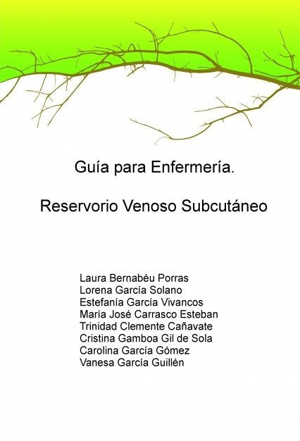 Guía para Enfermería. Reservorio Venoso Subcutáneo, de García,Vanesa | portada del libro