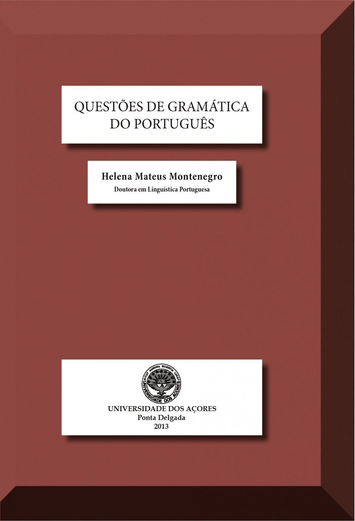 QUESTõES DE GRAMATICA DO PORTUGUêS, de MATEUS,HELENA | portada del libro