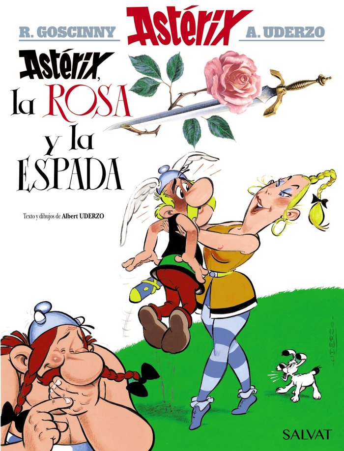 Astérix, la rosa y la espada, de Uderzo, Albert | portada del libro