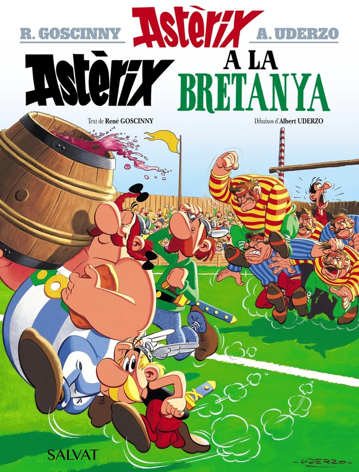 Astèrix a la Bretanya, de Goscinny, René | portada del libro
