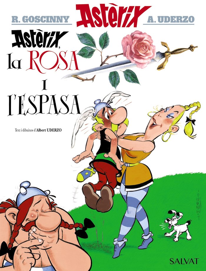 Astèrix, la rosa i l'espasa, de Uderzo, Albert | portada del libro