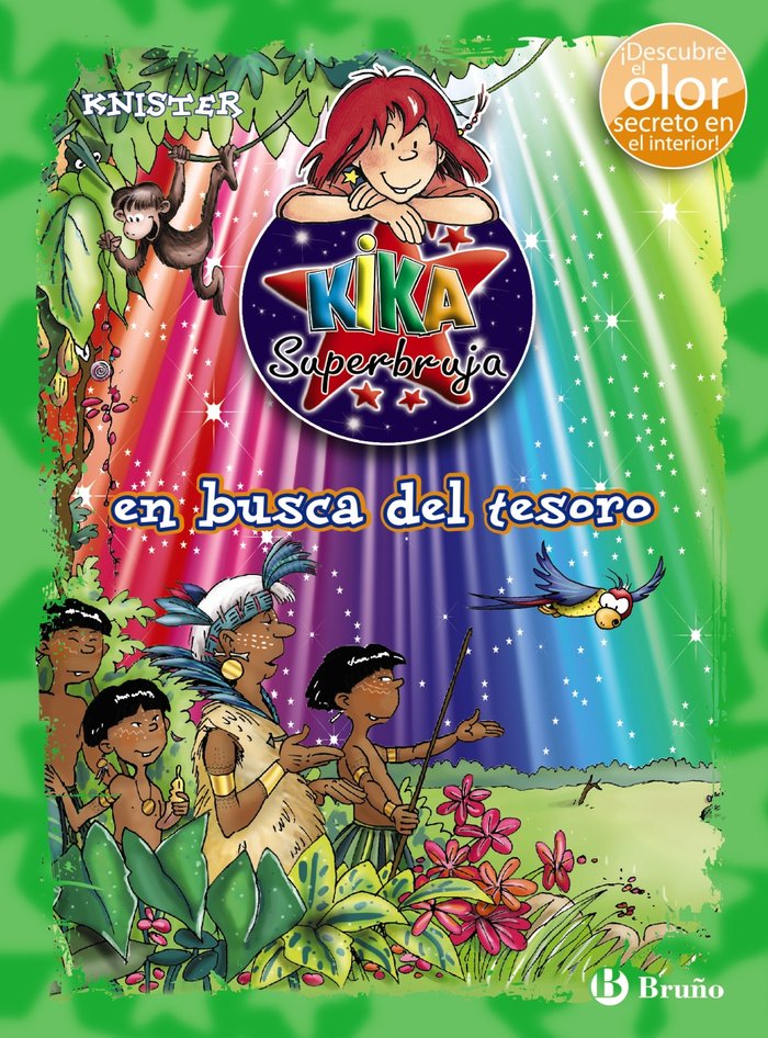 Kika Superbruja en busca del tesoro (ed. COLOR), de KNISTER | portada del libro