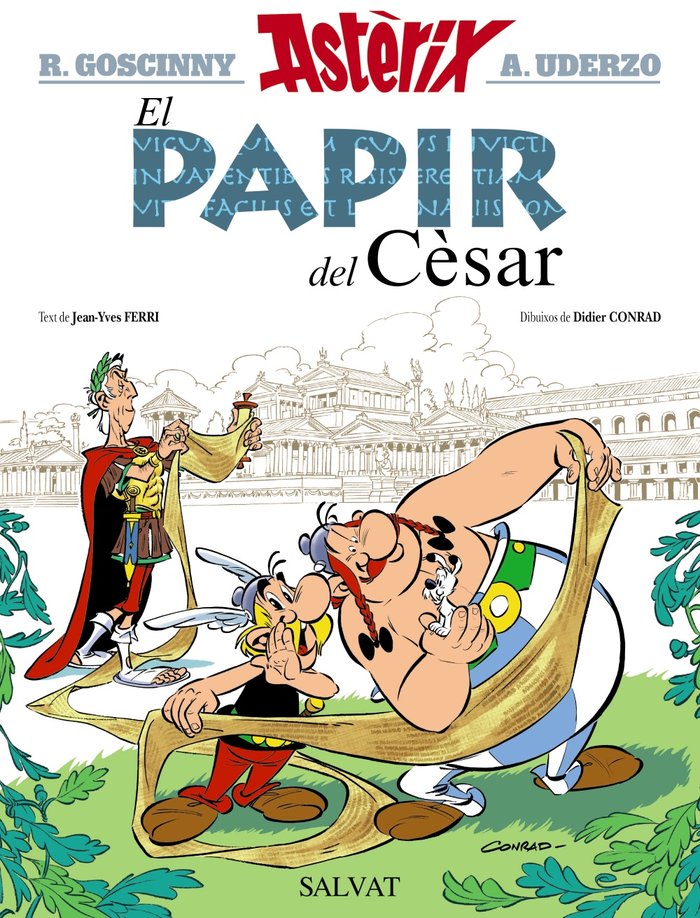 El papir del Cèsar, de Goscinny, René | portada del libro