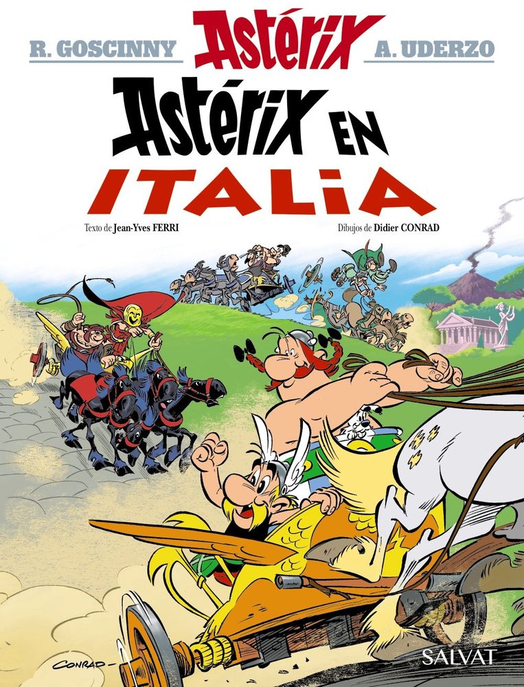 Astérix en Italia, de Goscinny, René | portada del libro