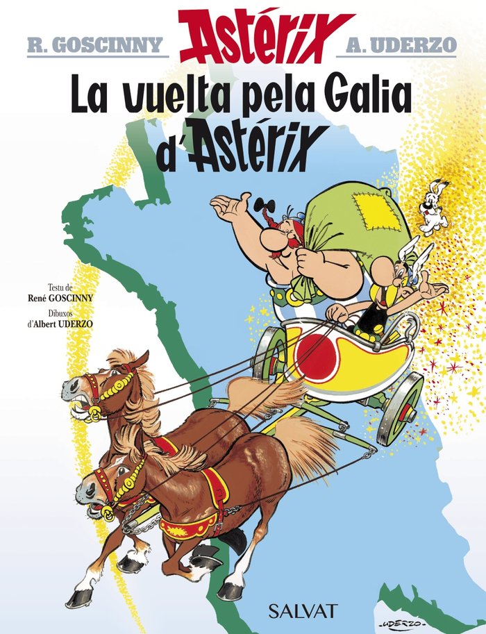 LA VUELTA PELA GALIA D'ASTERIX, de GOSCINNY, RENE | portada del libro