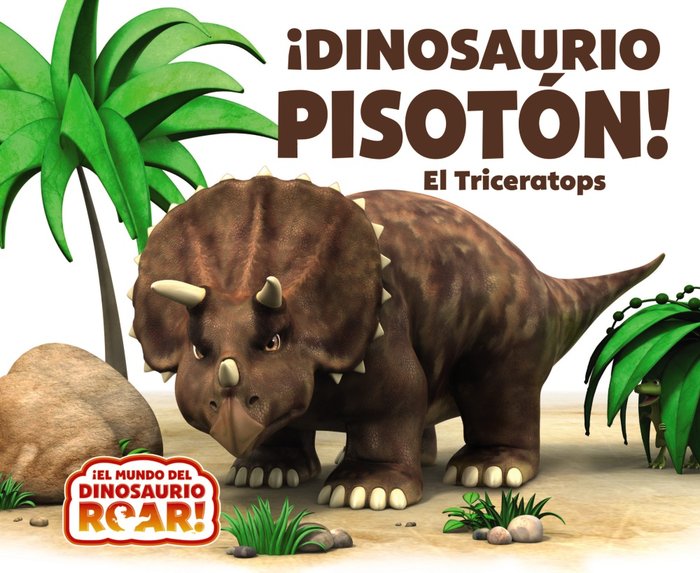 ¡Dinosaurio Pisotón! El Triceratops, de Curtis, Peter | portada del libro