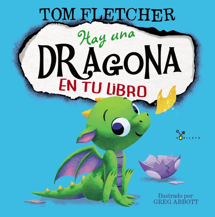 Hay una dragona en tu libro, de Fletcher, Tom | portada del libro