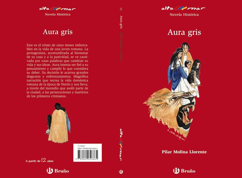 Aura gris, de Molina Llorente, Pilar | portada del libro