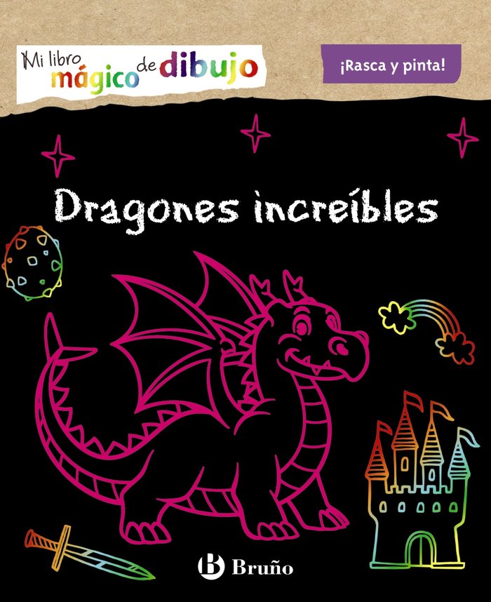 Mi libro mágico de dibujo. Dragones increíbles, de Varios Autores | portada del libro