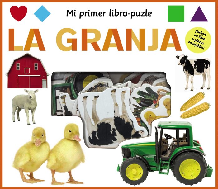 MI PRIMER LIBRO PUZLE LA GRANJA, de OLIVER, AMY | portada del libro