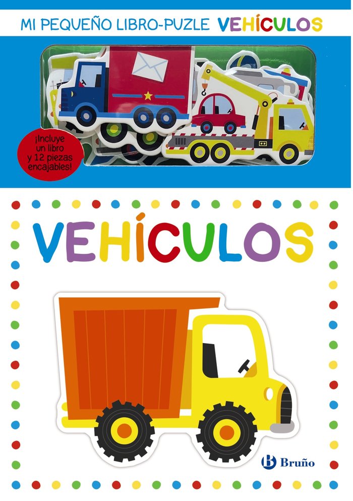 MI PEQUEÑO LIBRO PUZLE VEHICULOS, de VARIOS AUTORES | portada del libro