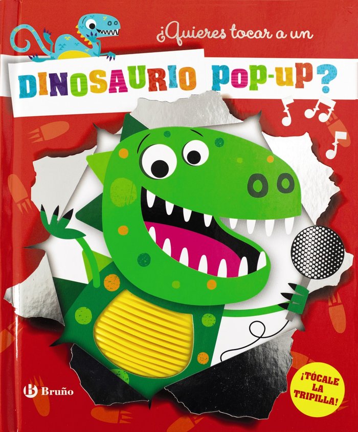 QUIERES TOCAR A UN DINOSAURIO POP UP, de VARIOS AUTORES | portada del libro