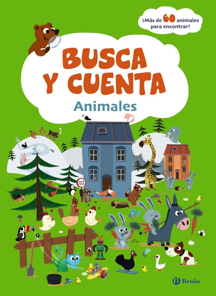 BUSCA Y CUENTA ANIMALES, de VARIOS AUTORES | portada del libro