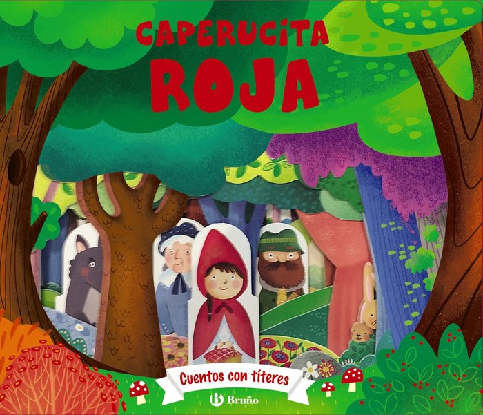 CUENTOS CON TITERES CAPERUCITA ROJA, de GAMBA, DANIELA | portada del libro