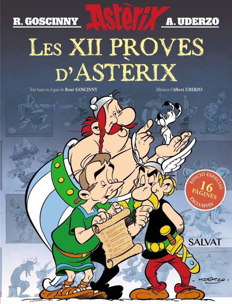 LES XII PROVES D'ASTERIX EDICIO ESPECIAL, de GOSCINNY, RENE | portada del libro