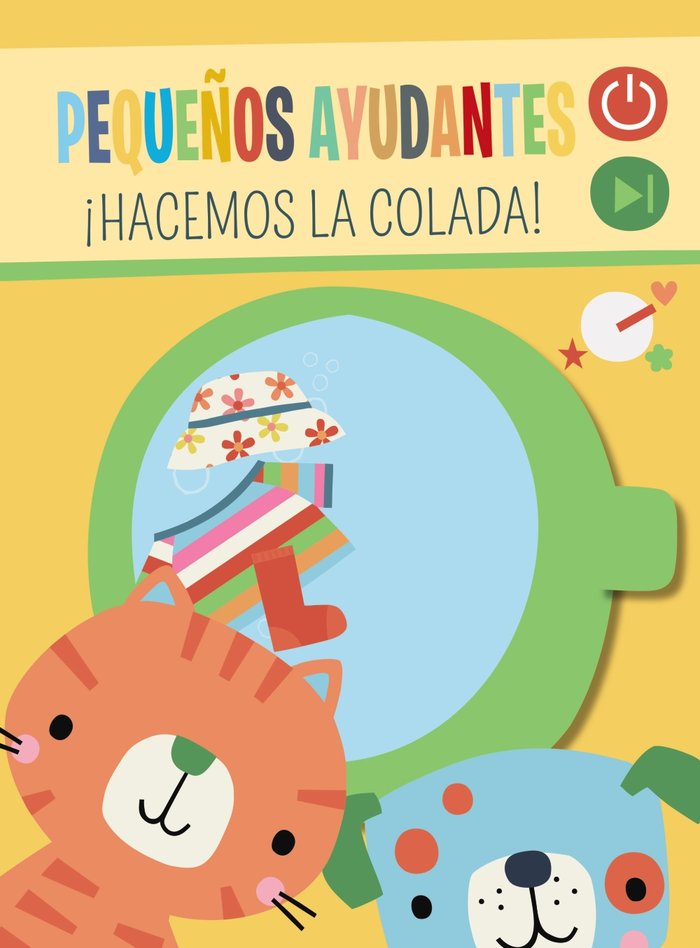 Pequeños ayudantes. ¡Hacemos la colada!, de Brooks, Susie | portada del libro