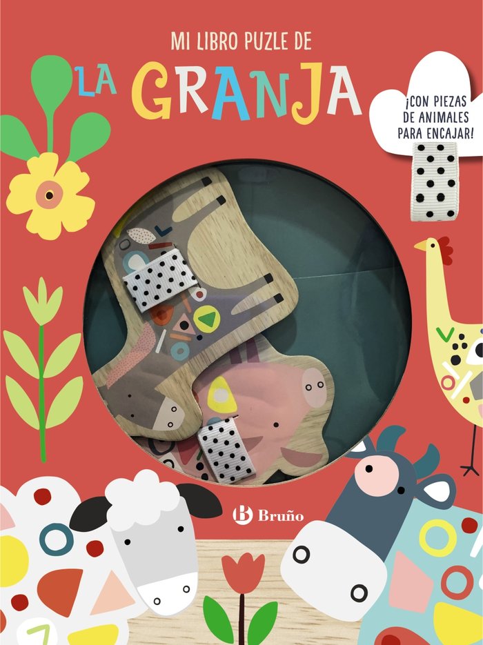 MI LIBRO PUZLE DE LA GRANJA, de VARIOS AUTORES | portada del libro
