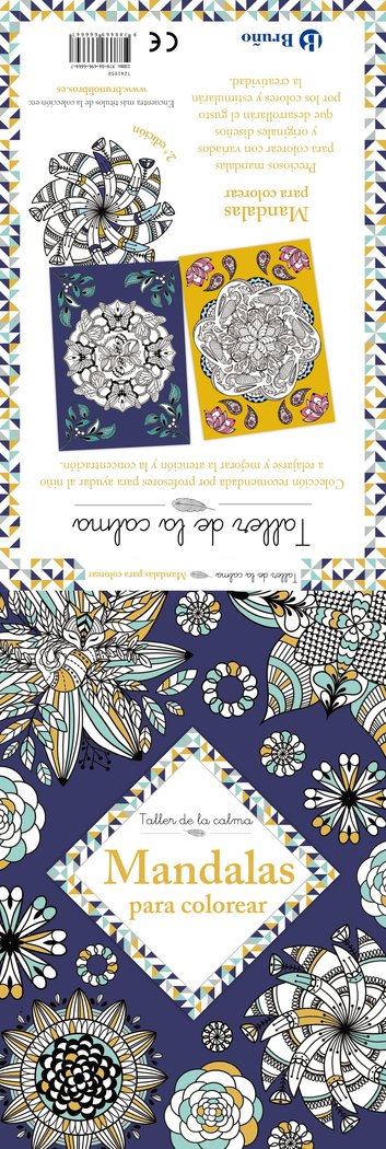TALLER DE LA CALMA MANDALAS PARA COLOREAR, de AA.VV. | portada del libro
