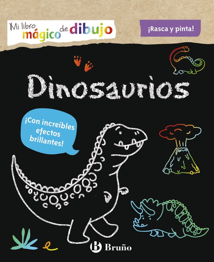 MI LIBRO MAGICO DE DIBUJO DINOSAURIOS, de VARIOS AUTORES | portada del libro
