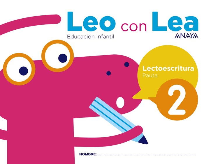 Leo con Lea 2. Pauta., de Anaya Educación | portada del libro