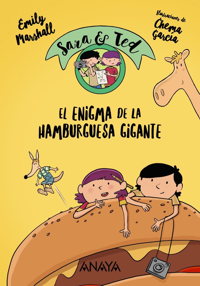 Sara & Ted, detectives. El enigma de la Hamburguesa Gigante, de Marshall, Emily | portada del libro