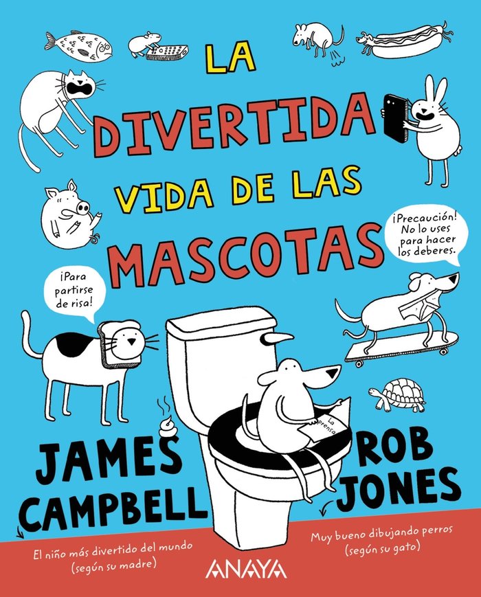 La divertida vida de las mascotas, de Campbell, James | portada del libro