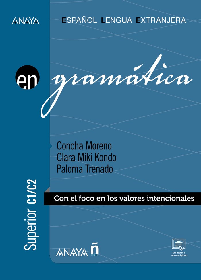 Anaya ELE EN Gramática C1/C2, de Moreno García, Concepción | portada del libro