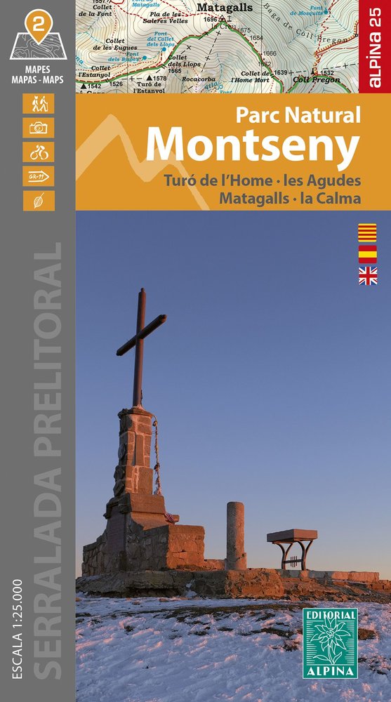 Montseny. Parc Natural 1:25000 | portada del libro