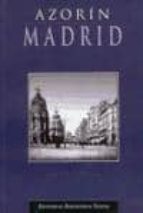 Madrid, de Azorín | portada del libro