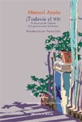 ¡Todavía el 98!, de Azaña, Manuel | portada del libro