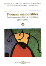 Poemas Memorables ., de Varios autores | portada del libro