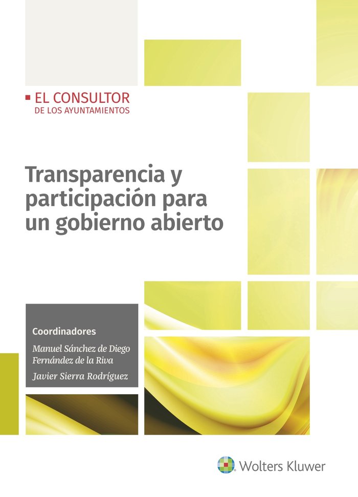 Transparencia y participación para un gobierno abierto | portada del libro