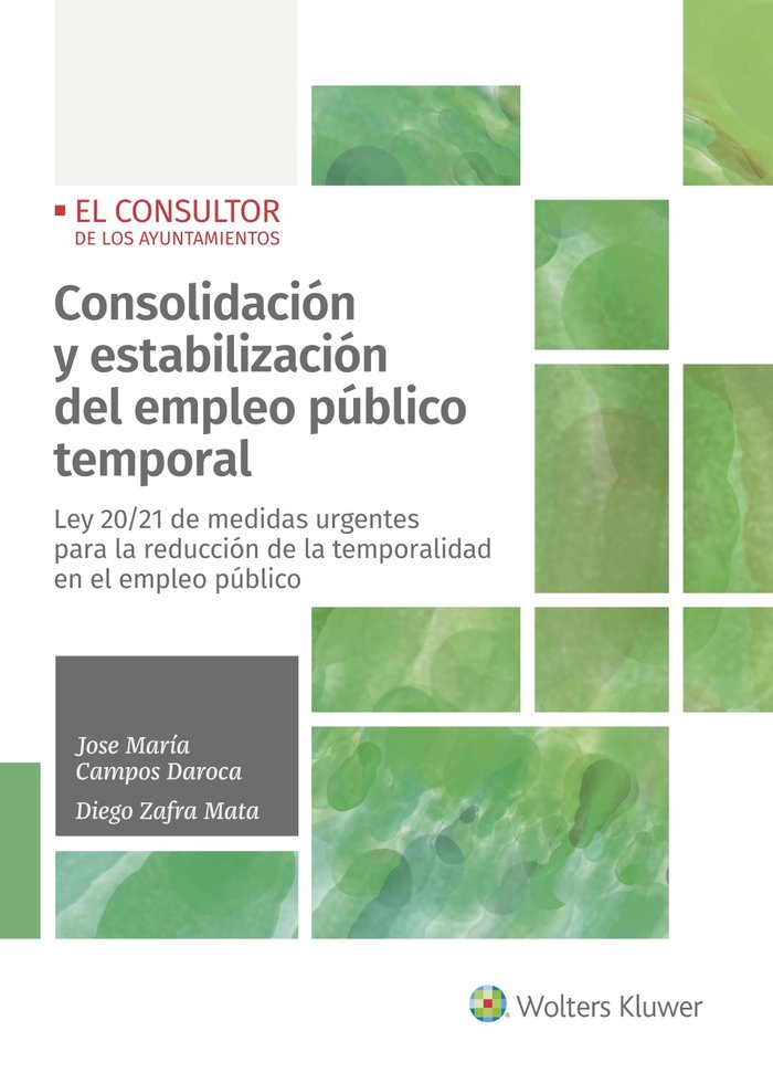 CONSOLIDACION Y ESTABILIZACION DEL EMPLEO PUBLICO TEMPORAL, de CAMPOS DAROCA, JOSE MARIA | portada del libro