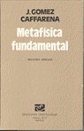 METAFISICA FUNDAMENTAL, de J. GOMEZ CAFFARENA | portada del libro