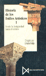 Historia de los estilos artísticos I, de Hatje, Ursula | portada del libro